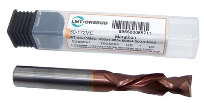 Router de compresión de carburo 60-172MC Onsrud 1/2" 2 flautas recubiertas Marithon .500" Di Foto 1 de 4