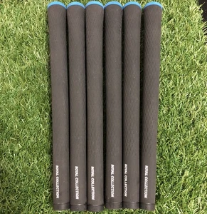 Set of 6 Iomic Sticky 1.8 Ribbed Golf Grip Undersize - Black - Picture 1 of 4