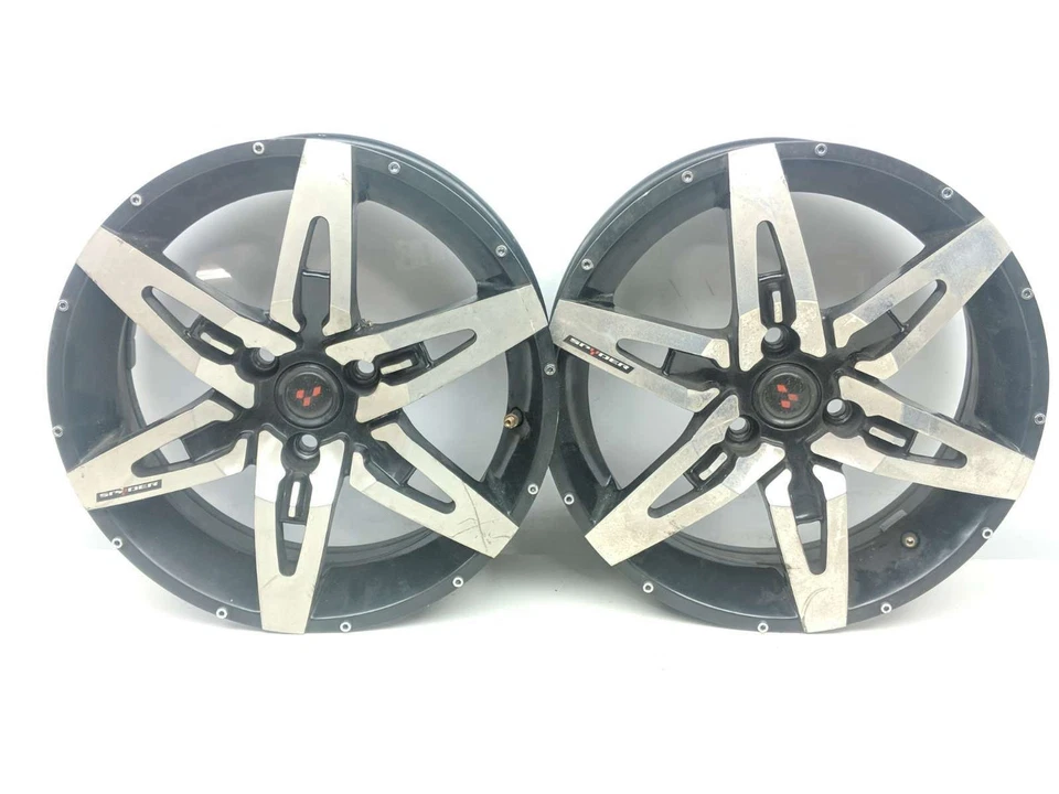 08-12 Can Am Spyder Roadster RS LLANTAS DELANTERAS RECTAS 15X7,00 Foto 1 de 4