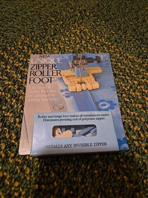 YKK Unique Zipper Roller Foot - New Old Stock - Universal, FIts Modern Machines - Image 1 of 2