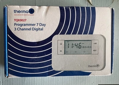 Therma TQX0027 7 Day 3 Channel Digital Programmer  - Image 1 of 2