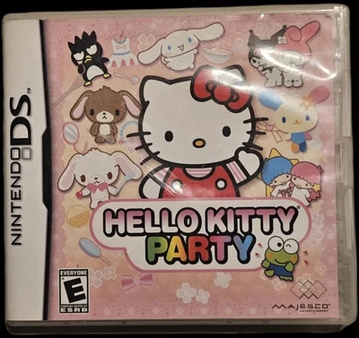 Hello Kitty Party Nintendo Ds Game Complete w/ Manual Case Free Fast Despatch Au - Image 1 of 4