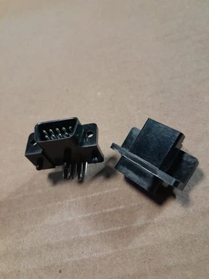 (2) Dos puertos de joystick macho DB9 - Atari 2600, 7800, Colecovision, Sega NOS CO19 Foto 1 de 2