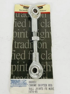 Chrome Specialties / Harley Davidson 34614-74 Chrome Shifter Rod w/ Ball Joints - Image 1 of 2