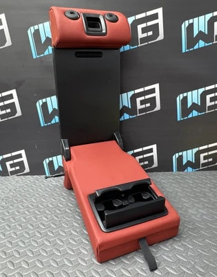 Cojín reposabrazos central asiento trasero naranja OEM BMW G01 X3M X3 F97 Sakhir Foto 1 de 4