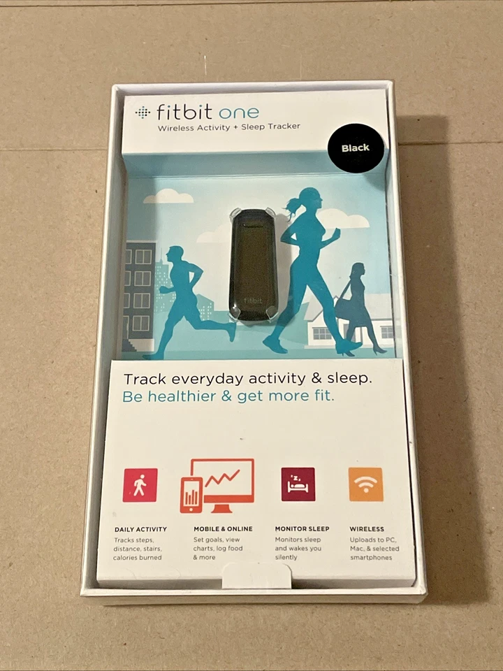 NEW | Fitbit One Wireless Activity & Sleep Tracker | Black | #FB103BK {UNOPENED} - Image 1 of 3