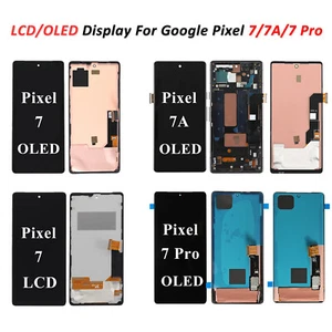 Per Google Pixel 7 7A 7 Pro Display OLED LCD Touch Screen Digitalizzatore Ricambio - Foto 1 di 36