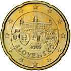 [#1270744] Slowakije, 20 Euro Cent, 2009, Kremnica, UNC, Nordic gold, KM:99