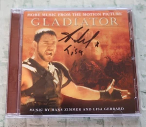 Autografo ORIGINALE di Lisa Gerrard. pers. da collezione. CD "GLADIATORE" Hans Zimmer - Foto 1 di 1