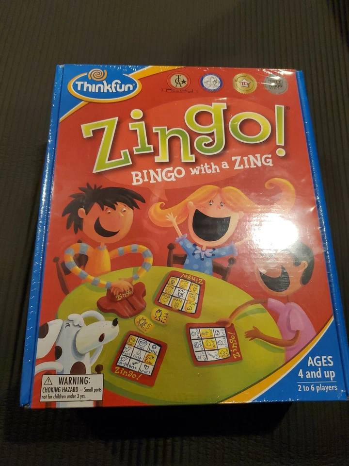 ThinkFun Zingo! Bingo with a Zing Game 2008 NEW/SEALED FREE SHIPPING Ages 4-8 - Image 1 of 4