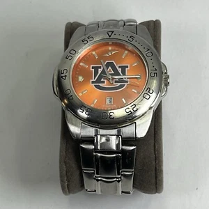 Auburn Sun Time Men's Team Sport Steel Anochrome Watch - no battery - Picture 1 of 11