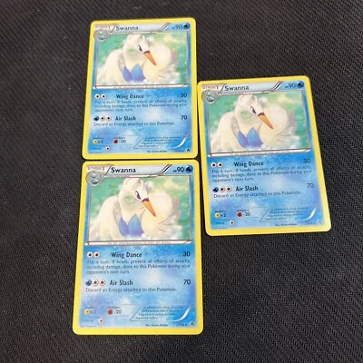 Swanna 27/98 Rare Emerging Powers Pokemon Card Non-Holo 3 - Image 1 of 4