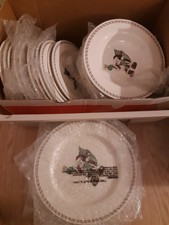 Disney Direct Mickey Mouse Santa Christmas Dishes Plates Salad Bowls China