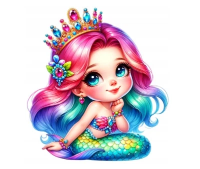 Essbar Meerjungfrau Meer Tortenaufleger Torte  Geburtstag Zuckermasse + TEXT - Bild 1 von 2