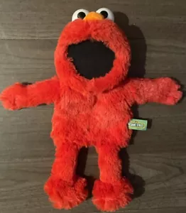 123 Sesame Street Elmo Plush Hand Puppet Muppet Plush Toy Kid Full Body - Picture 1 of 10