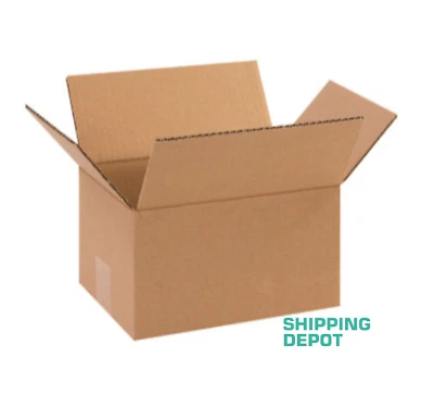 50 ~ 10x7x4 Corrugated Kraft Cardboard Cartons Mailer Shipping Packing Box Boxes - Image 1 of 3