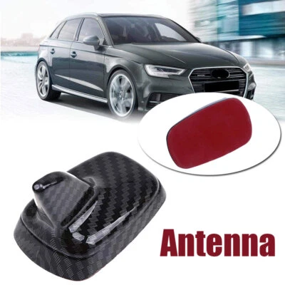 Shark Fin Aerial Antenna Carbon Fiber Look Universal Parts Trim Car Accessories Foto 1 de 4