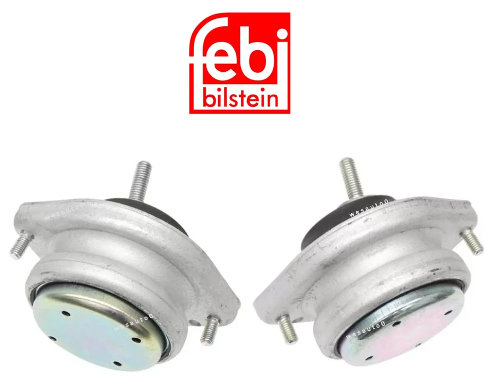 Engine Motor Mount Set Lt & Rt 2pcs OE Febi for BMW 540i 740i 740iL 750iL 97-03 - Image 1 of 1