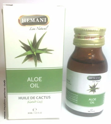 Hemani Aloe Vera Öl Haut & Haare Hautpflege Gesichtspflege Haarausfall+Haarwuchs
