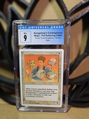 MTG - Kongming's Contraptions Portal Three Kingdoms Rare CGC Graded - 9 - Image 1 of 3