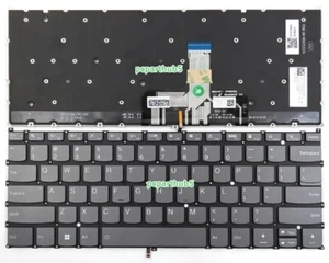 New Lenovo Yoga 7 14ARB7 14IAL7 Slim 7 ProX 14ARH7 14IAH7 Keyboard US Backlit - Picture 1 of 3