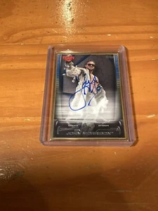 Tarjeta autógrafa Topps Undisputed WWE 2021 John Morrison #/25 enmarcada en metal en tarjeta - Imagen 1 de 2