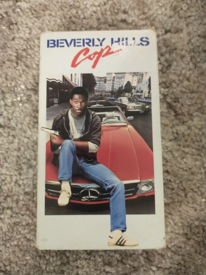 Beverly Hills Cop 1989 VHS Tape Eddie Murphy Detective Action Axel Foley Movie Foto 1 de 2