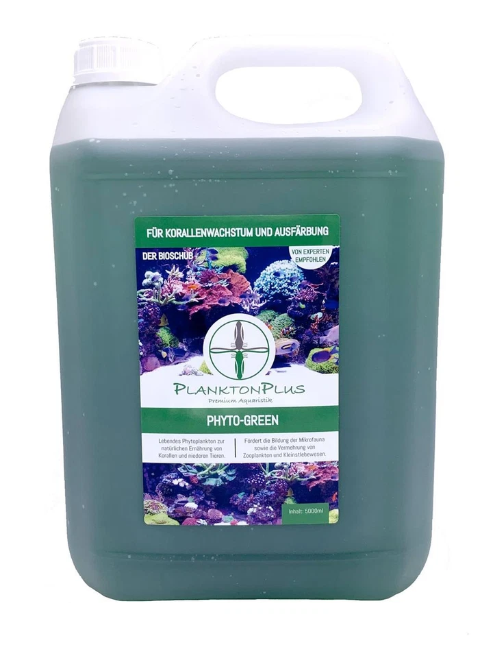 PlanktonPlus Phytoplankton Phyto-Green für Korallenwachstum Ausfärbung 5 Liter - Bild 1 von 1