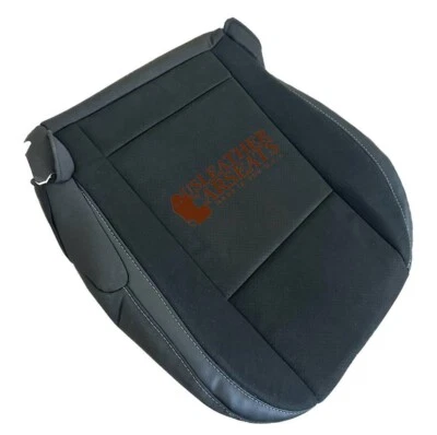 Cubierta de asiento negra de cuero/gamuza inferior para pasajero Dodge Charger R/T 2015-2023 Foto 1 de 4