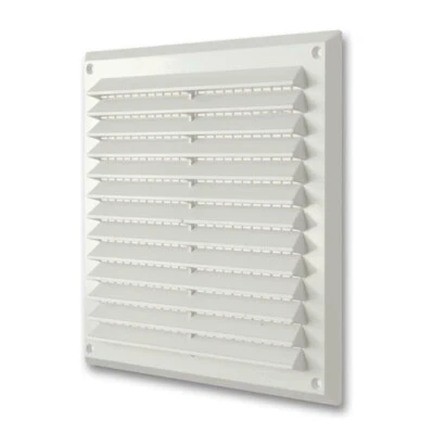 Griglia d'aria ventilazione 20x20Cm applicazione a parete soffitto aerazione ABS - Immagine 1 di 4