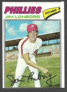 1977 TOPPS #569 Jim Lonborg PHILADELPHIA PHILLIES EX-MINT A - Picture 1 of 2