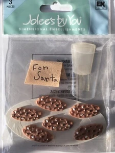 Jolees Boutique Cookies & Milk for Santa Christmas Holiday Scrapbook Stickers - Picture 1 of 1