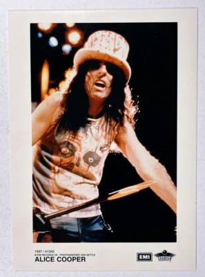 Foto De Alice Cooper EMI RECORDS Ken Settler Original De Color Promoción 1997 - Imagen 1 de 4