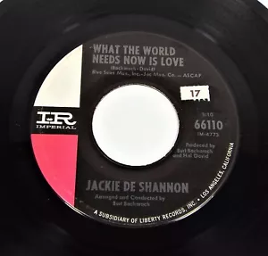 Jackie De Shannon – What The World Needs Now Is Love / I Remember The Boy – IR - Picture 1 of 2