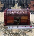 19th century handcrafted small antique wood chest