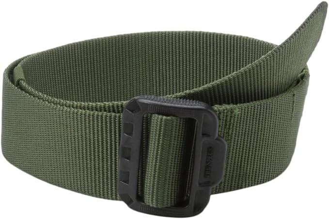 TRU-SPEC Mens Polyester Security Belt With Plastic Buckle Hidden pocket Olive Drab Small