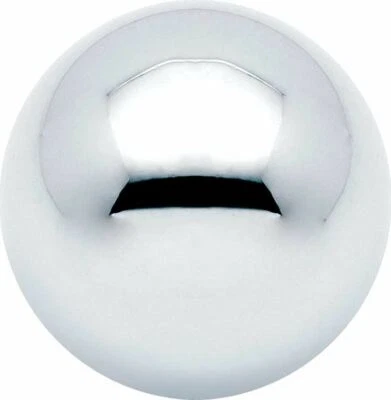 OER Chrome Shift Knob Ball Muncie 1-3/4 Diameter 5/16 Thread Buick Chevy Pontiac - Image 1 of 3