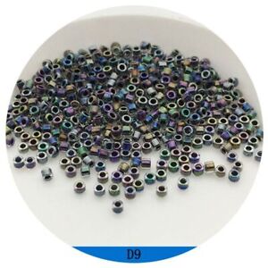 Delica Glass Japanese Beads 2mm Seed Beads Charm Jewelry Making Supplies 720pcs