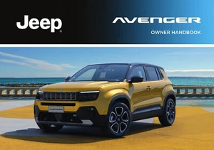 JEEP AVENGER  -Owner USER Handbook Manual -A4 or A5 SIZE - New Print ALL YEARS - Picture 1 of 4