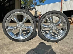 20x8 20x10 AMERICAN RACING VN515 POLISH WHEELS RIMS TIRES CAMARO CHEVELLE 5x120 - Picture 1 of 1