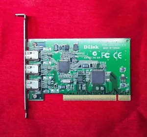 D-Link DFW-500 3-Port FireWire 400 PCI Adapter - Picture 1 of 3
