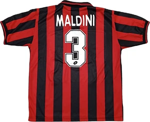 maglia calcio vintage AC Milan Maldini Lotto home 1997 1998 OPEL  XL - Foto 1 di 12
