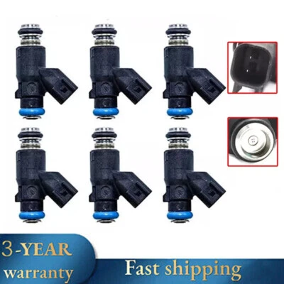Комплект из 6 топливных форсунок для Hyundai Sonata 3,3 л 3,8 л V6 2006 2007 2008 2009 2010 - Изображение 1 из 4