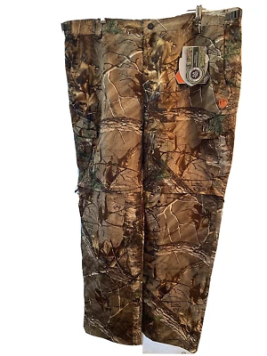 GAME WINNER Pants Men's 2XL 44-46 NWT Camo Convertible Hunting Realtree DuraCool - Image 1 of 4