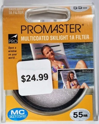 Pro 55mm MC Multi Coated Skylight 1A Glass Lens Filter Japan 55 mm E55 E-55 Sk1A - Image 1 of 4