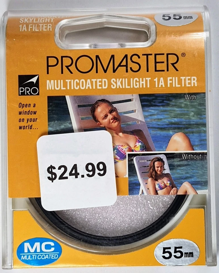 Pro 55mm MC Multi Coated Skylight 1A Glass Lens Filter Japan 55 mm E55 E-55 Sk1A - Image 1 of 4