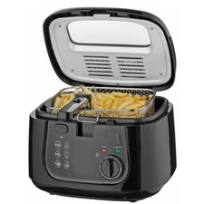 Friteuse Fritteuse Fritöse Frittöse Pommes Frittieren Elektrische Schwarz 2,5 L