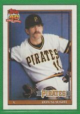 Don Slaught - 1991 Topps #221 - Pittsburgh Pirates Baseball Card