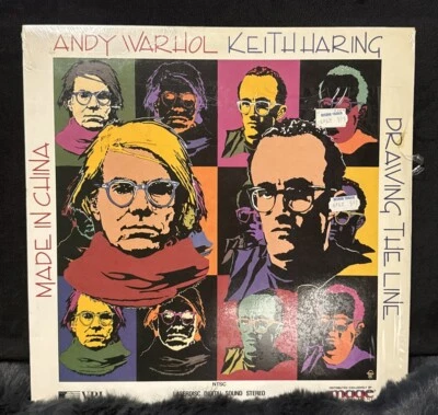 Andy Warhol Made In China Keith Haring Drawing The Line LD Laserdisc  - Image 1 of 2