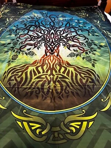 Full Moon Tree of Life Wall Hanging Spread - Picture 1 of 3
